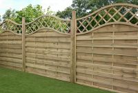 Image Of Wooden Fence Panels Homebase for dimensions 3814 X 2543