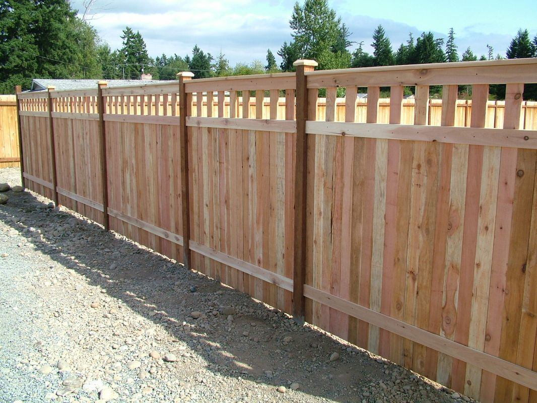 Inexpensive Alternative Design For Craftsman Style Privacy Fence intended for size 1066 X 800