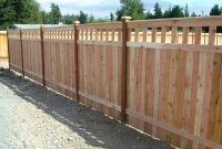Inexpensive Alternative Design For Craftsman Style Privacy Fence with size 1066 X 800
