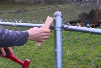 Installing Chain Link Fence Post Fence And Gate Ideas pertaining to proportions 1280 X 720