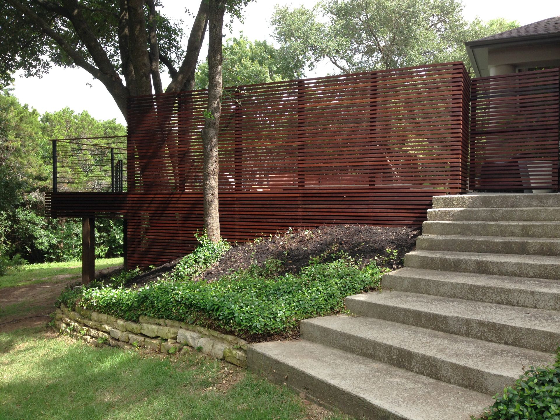 Ipe Wood Deck And Custom Screen Fence in dimensions 1920 X 1440