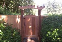 John And Barbs New Fence Gate And Arbor Black Diamond Fencing in proportions 3264 X 1952