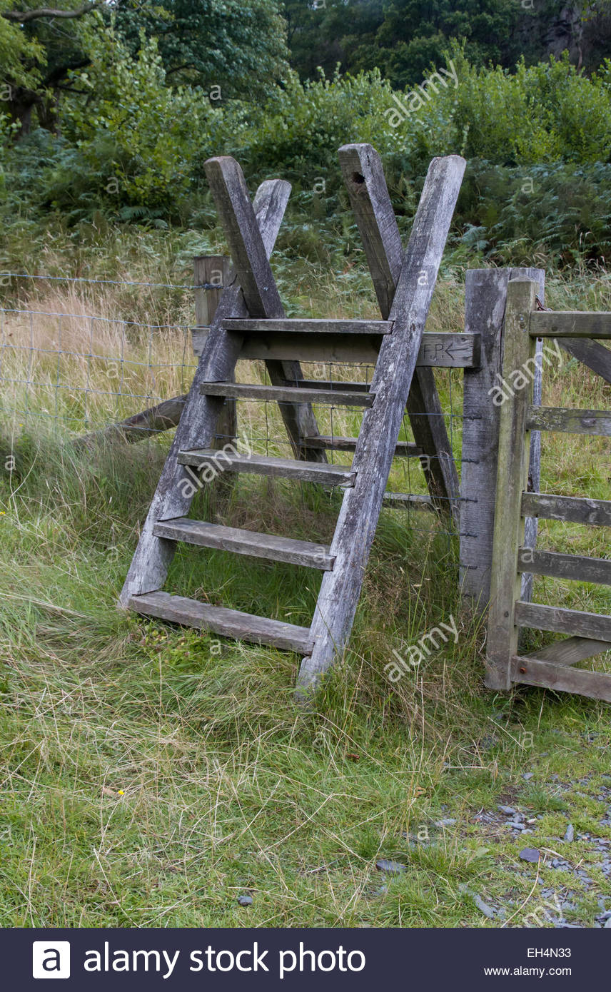 Ladder Over Fence Snowdonia National Park Gwynedd Wales United within proportions 856 X 1390