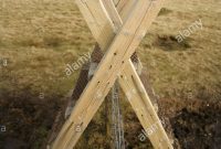 Ladder Stile Over Barbed Wire Fence On Foel Fron Snowdonia Wales within sizing 866 X 1390