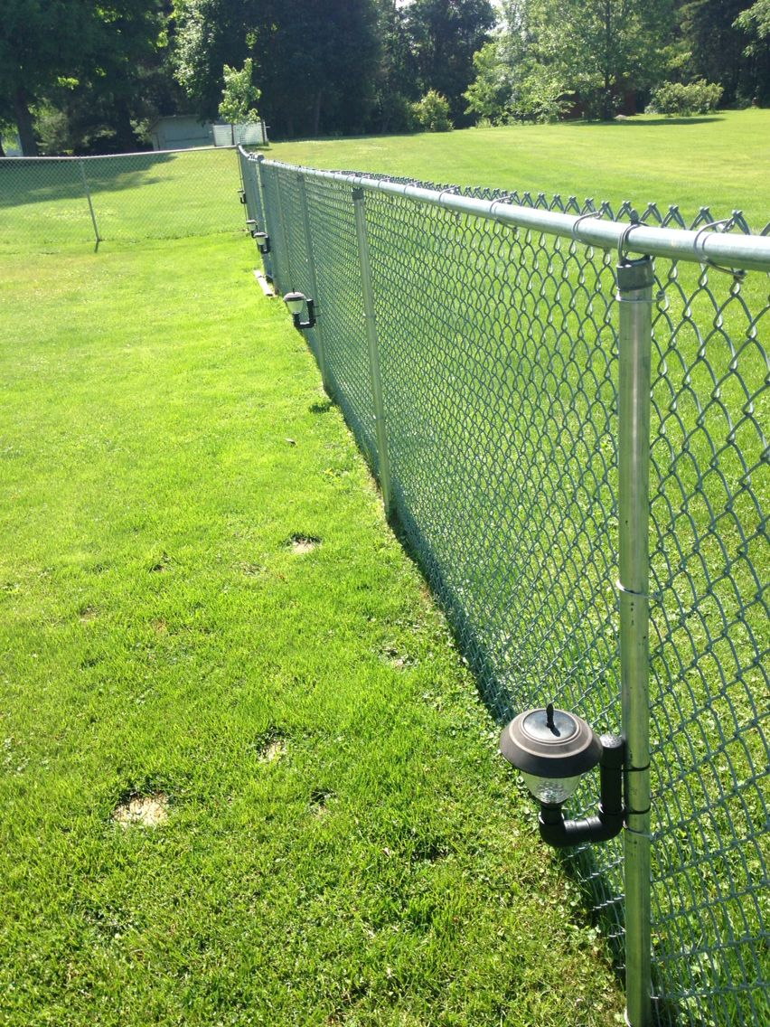 Landscape Lights With A Chain Link Fence Landscape Lighting with regard to size 852 X 1136