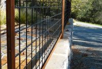 Living Iron Hog Wire Fencing With Patina Landscape Design Fencing throughout sizing 900 X 1600