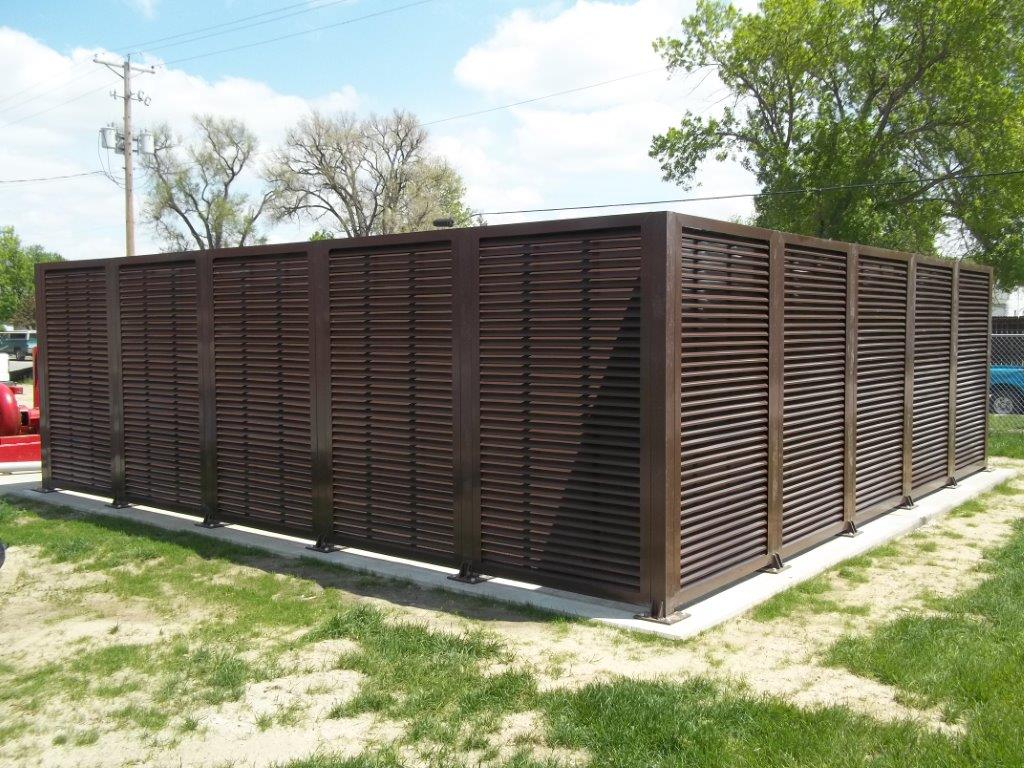 Louvered Fence Systems The American Fence Company regarding sizing 1024 X 768