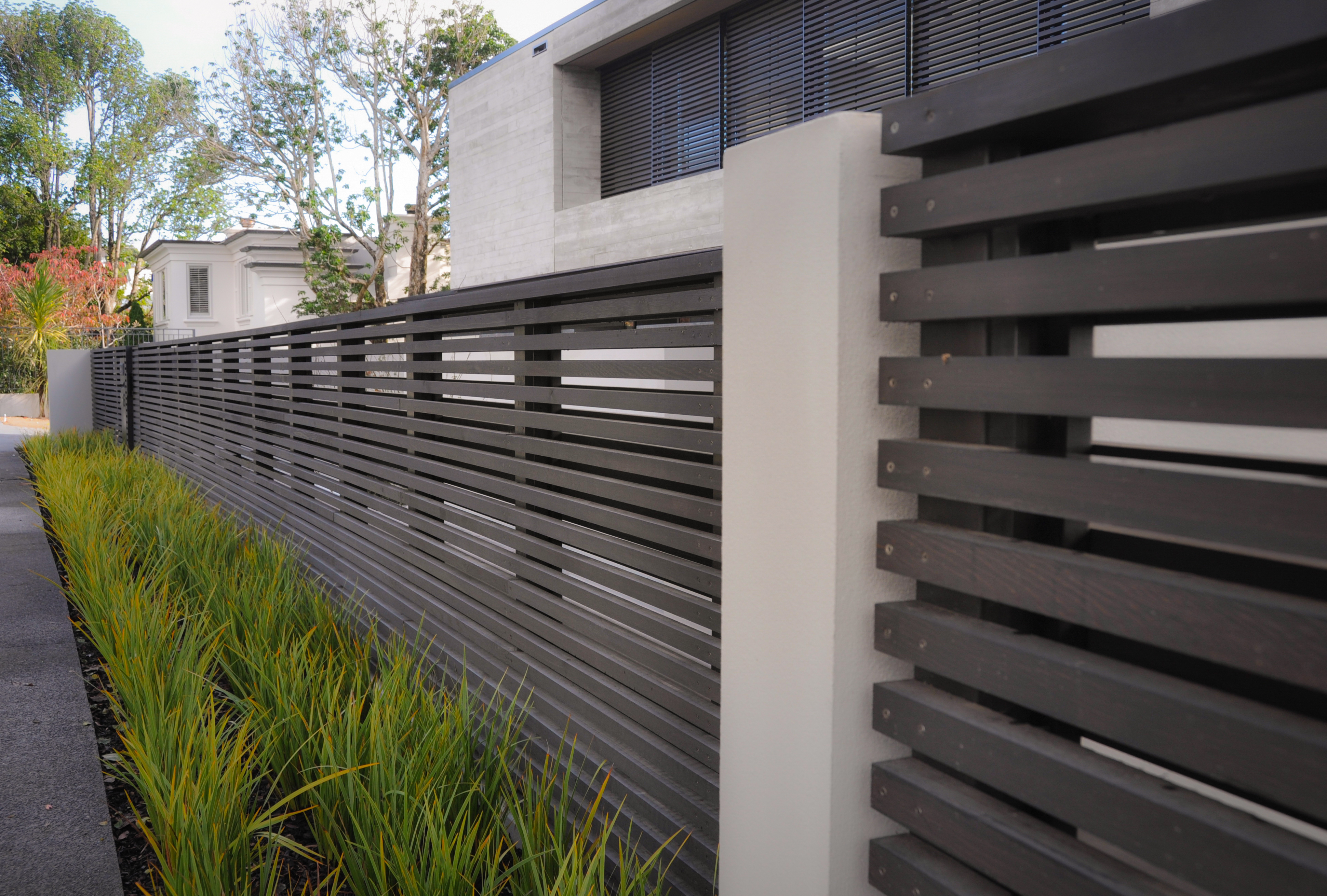 Louvre Slat Fences with sizing 3882 X 2623