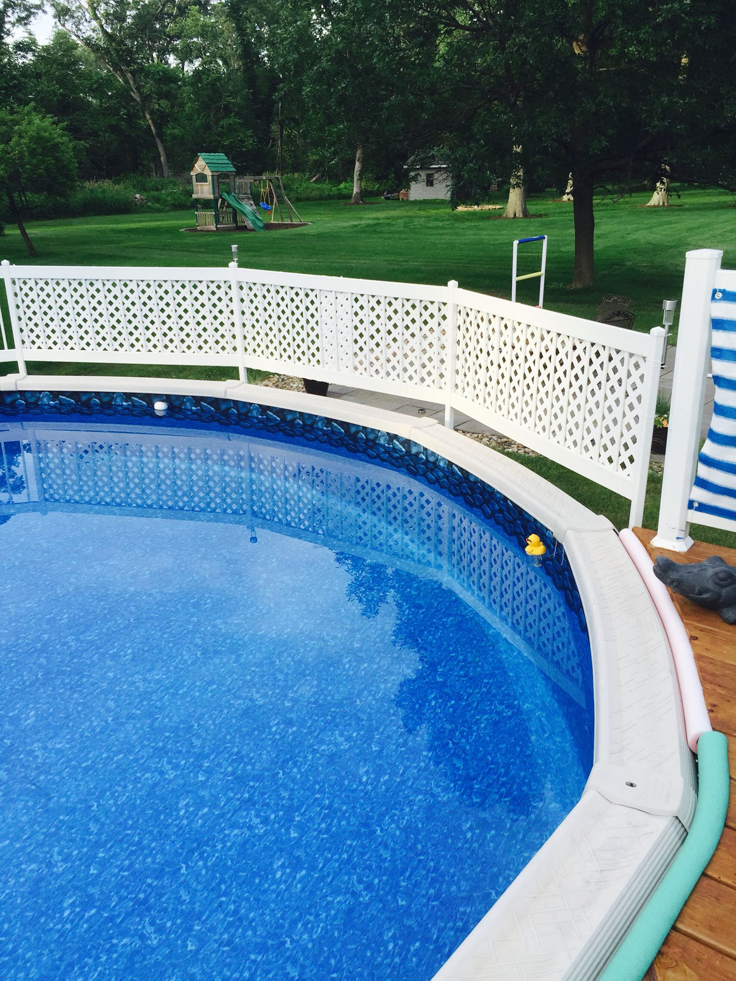 Me Creating A Privacy Fence Privacy Fence For Above Ground Pool with dimensions 1500 X 2000