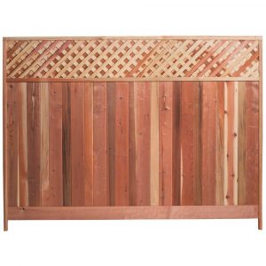 Mendocino Forest Products 6 Ft H X 8 Ft W Redwood Lattice Top pertaining to measurements 1000 X 1000