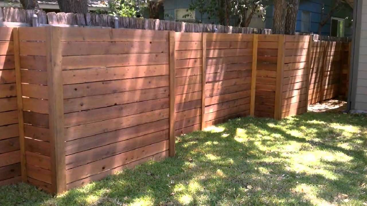 Modern Horizontal Wood Fence Maxresdefault Mid Century Homes intended for sizing 1280 X 720