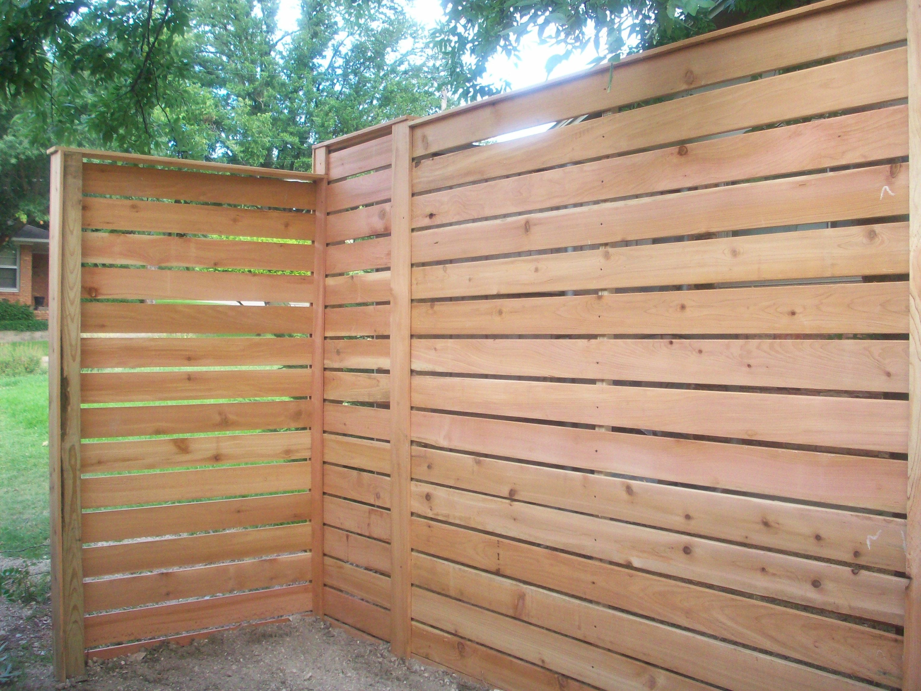 Modern Horizontal Wood Fence Panels Shapeyourminds in sizing 3056 X 2292