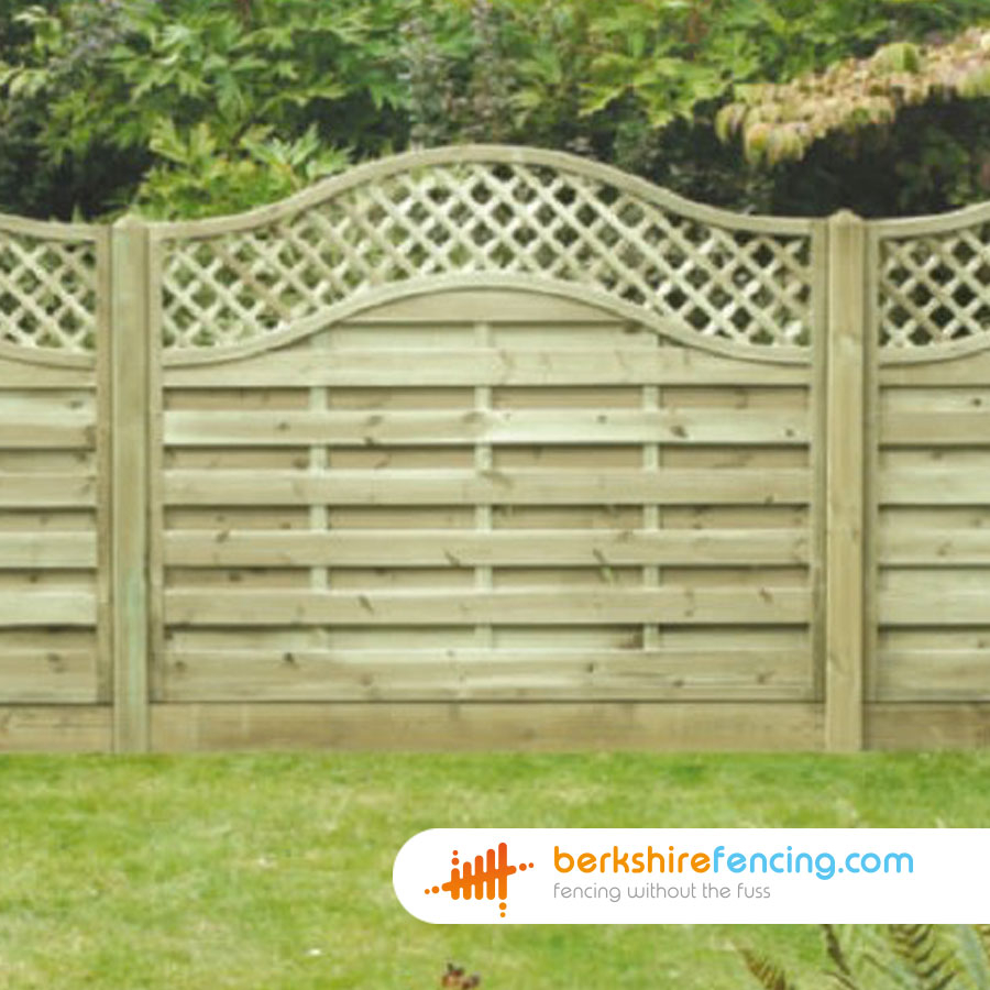 Omega Lattice Top Fence Panels 4ft X 6ft Brown Berkshire Fencing throughout proportions 900 X 900