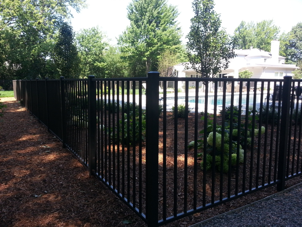 Outdoor Best Of Black Aluminum Fence Black Aluminum Fence Ties within measurements 1024 X 768