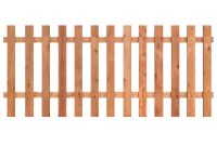 Outdoor Essentials 3 12 Ft X 8 Ft Western Red Cedar Spaced Picket for size 1000 X 1000