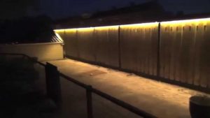 Outdoor Fence Lighting Luxury 2700k Led Lighting In Privacy Fence for proportions 1280 X 720