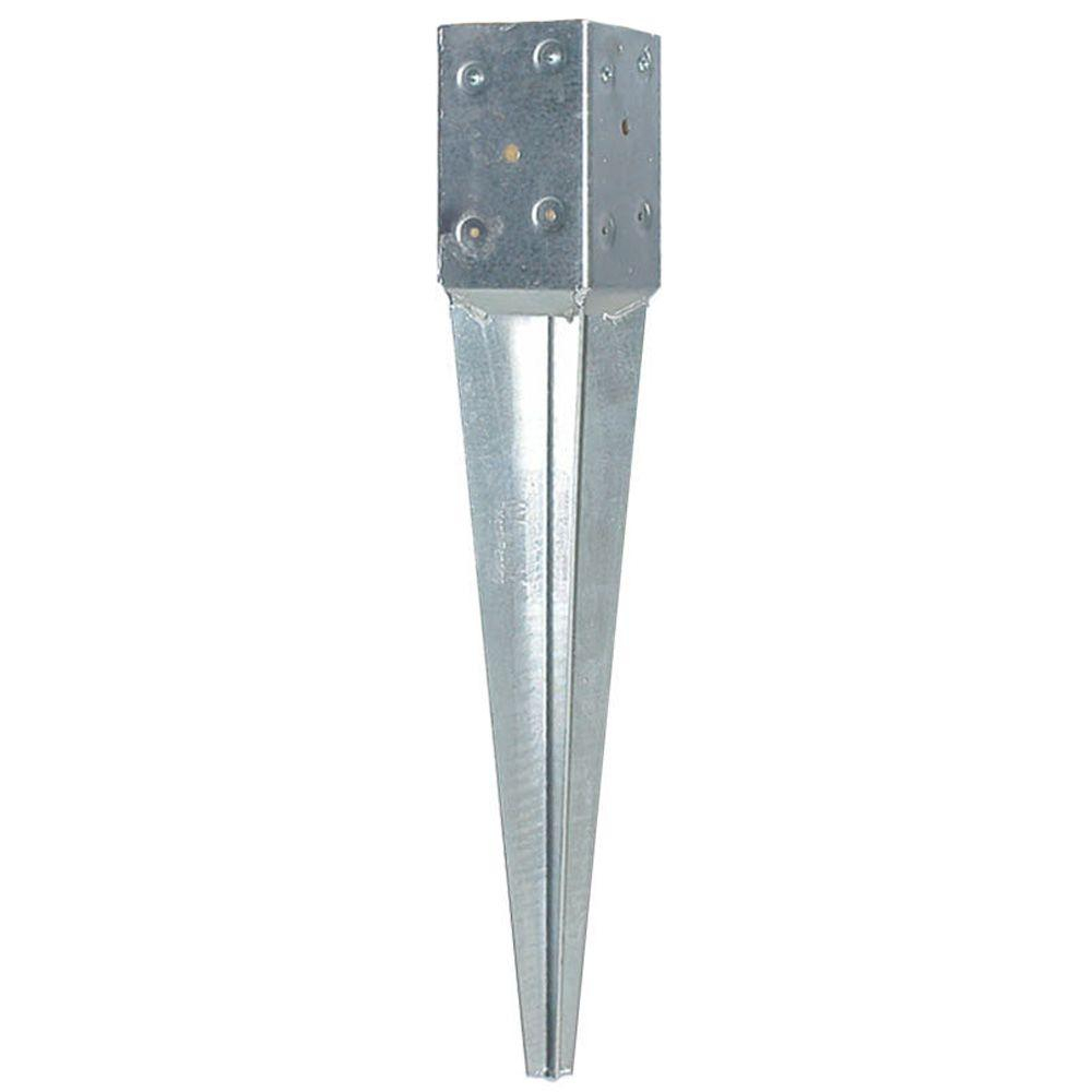 Oz Post T4 600 4 In Square Fence Post Anchor 8ca 30181 The Home in size 1000 X 1000