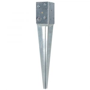 Oz Post T4 600 4 In Square Fence Post Anchor 8ca 30181 The Home throughout sizing 1000 X 1000
