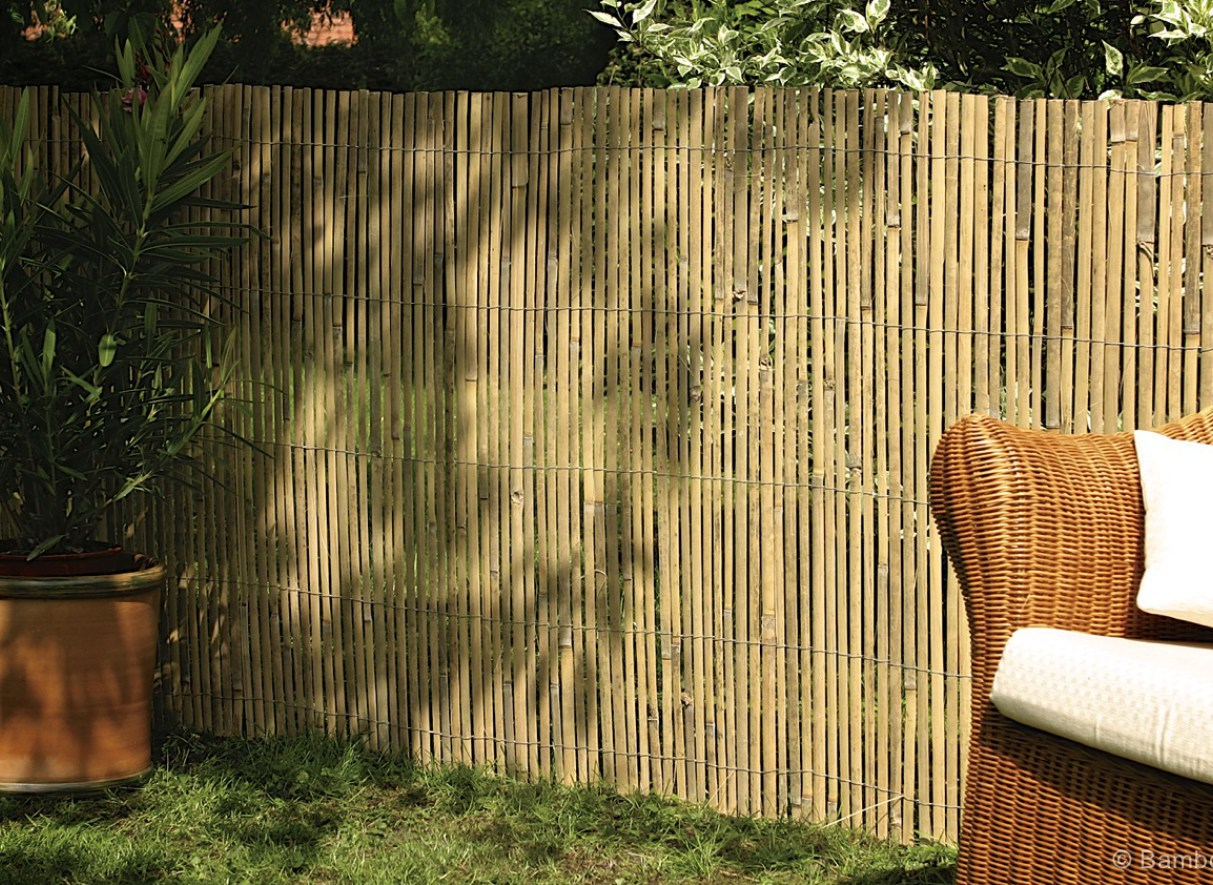 Peaceably Image Bamboo Garden Fence Privacy Bamboo Garden Fence for sizing 1213 X 885