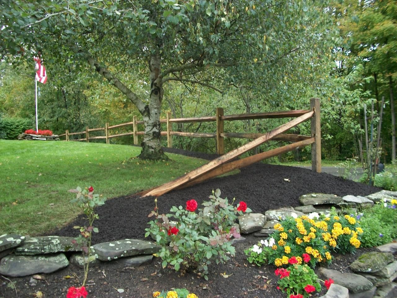 Pinmydreambackyard Split Rail Fence Just A Couple Sections And regarding dimensions 1280 X 960