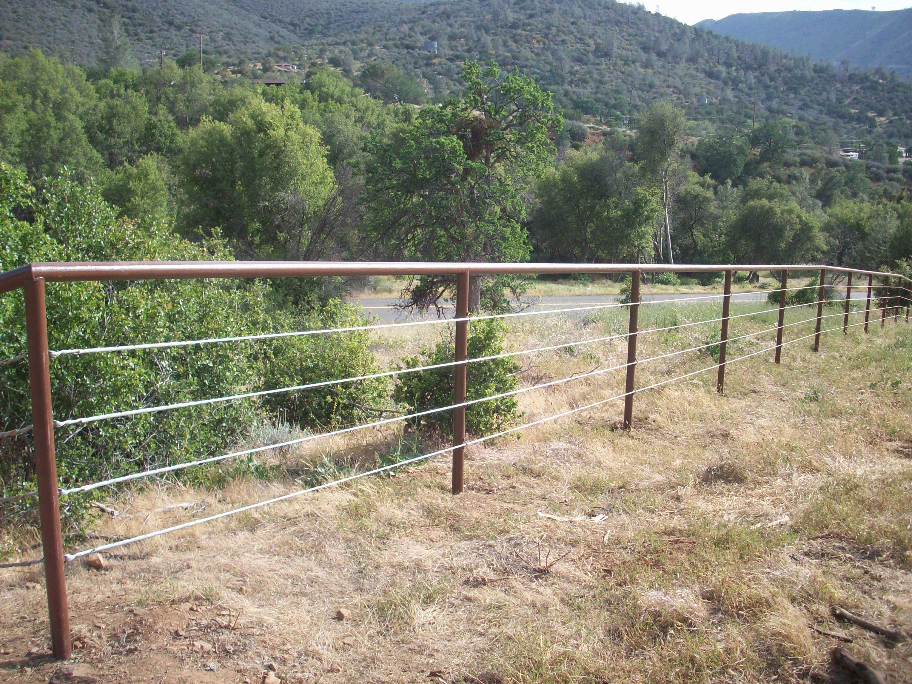 Pipe And Cable Horse Fence Fences Ideas throughout measurements 3056 X 2292
