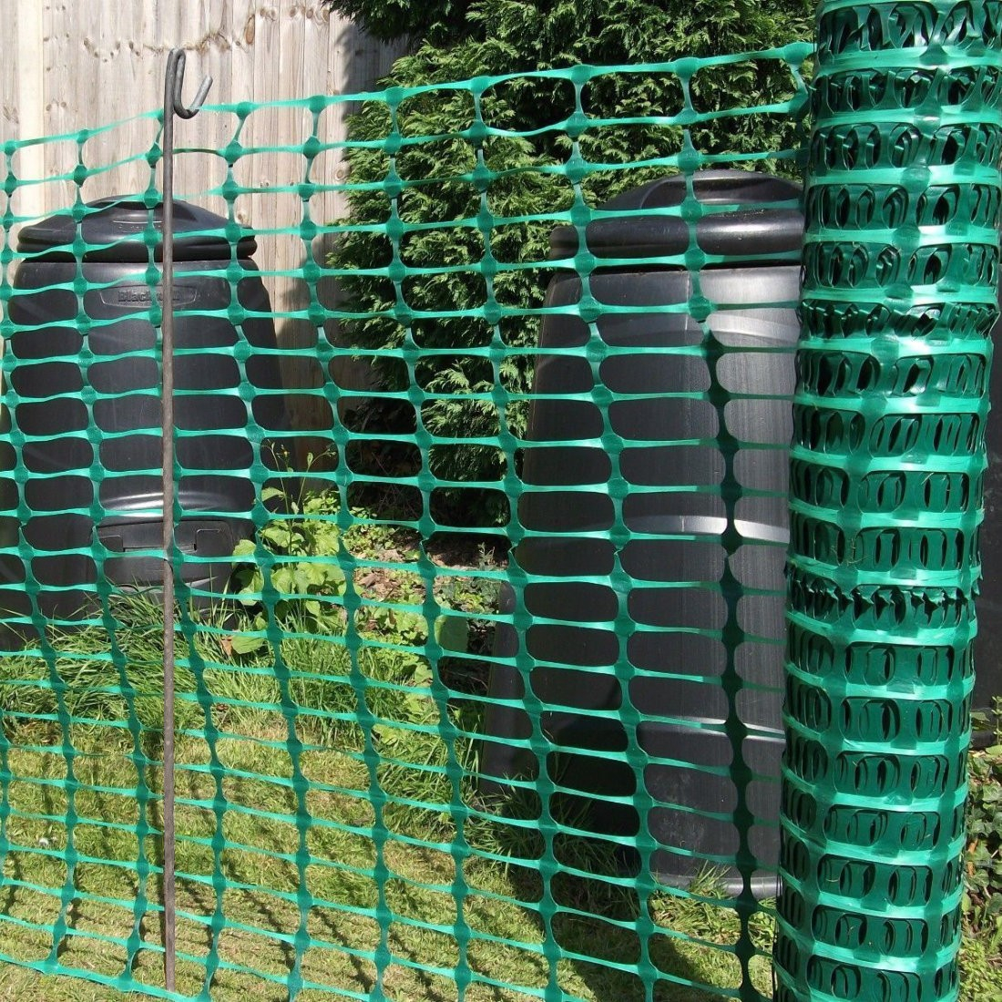 Plastic Barrier Mesh Fence Mini Rolls 15m Or 23m inside sizing 1100 X 1100