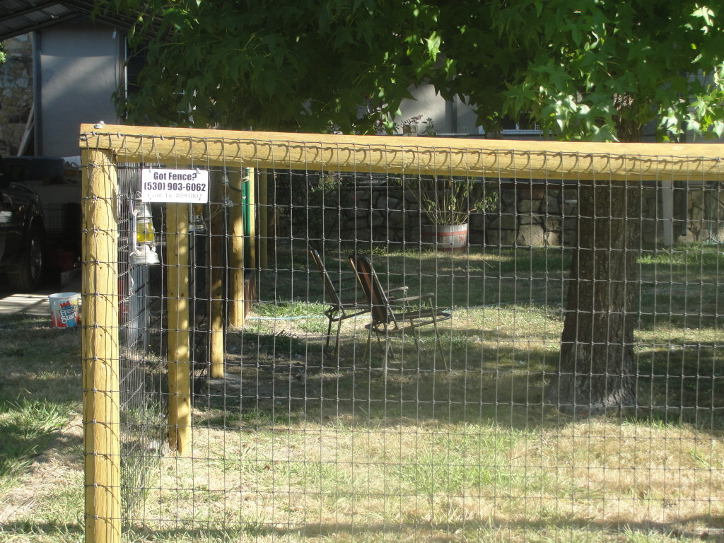 Pole And Wire Boundary Fence Placerville Fence Installation Wood with dimensions 1024 X 768