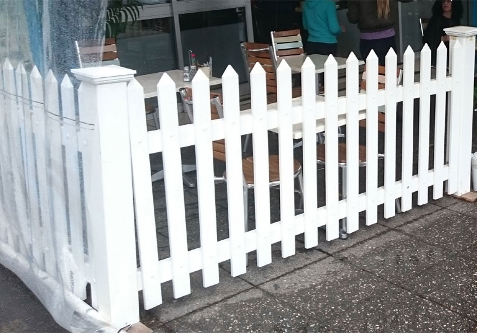 Portable Plastic Picket Fencing Fences Design intended for dimensions 1600 X 1118