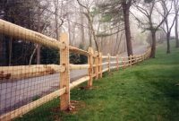 Post And Rail Cedar Fence regarding sizing 1100 X 740