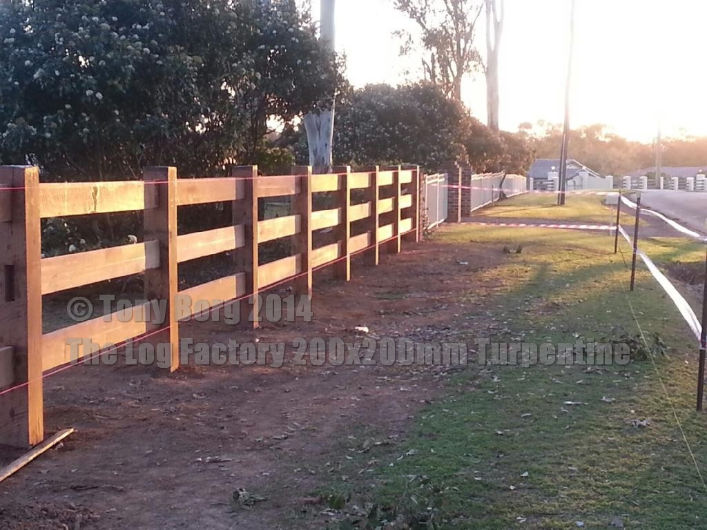 Post And Rail Hardwood Fencing The Log Factory intended for sizing 1024 X 768