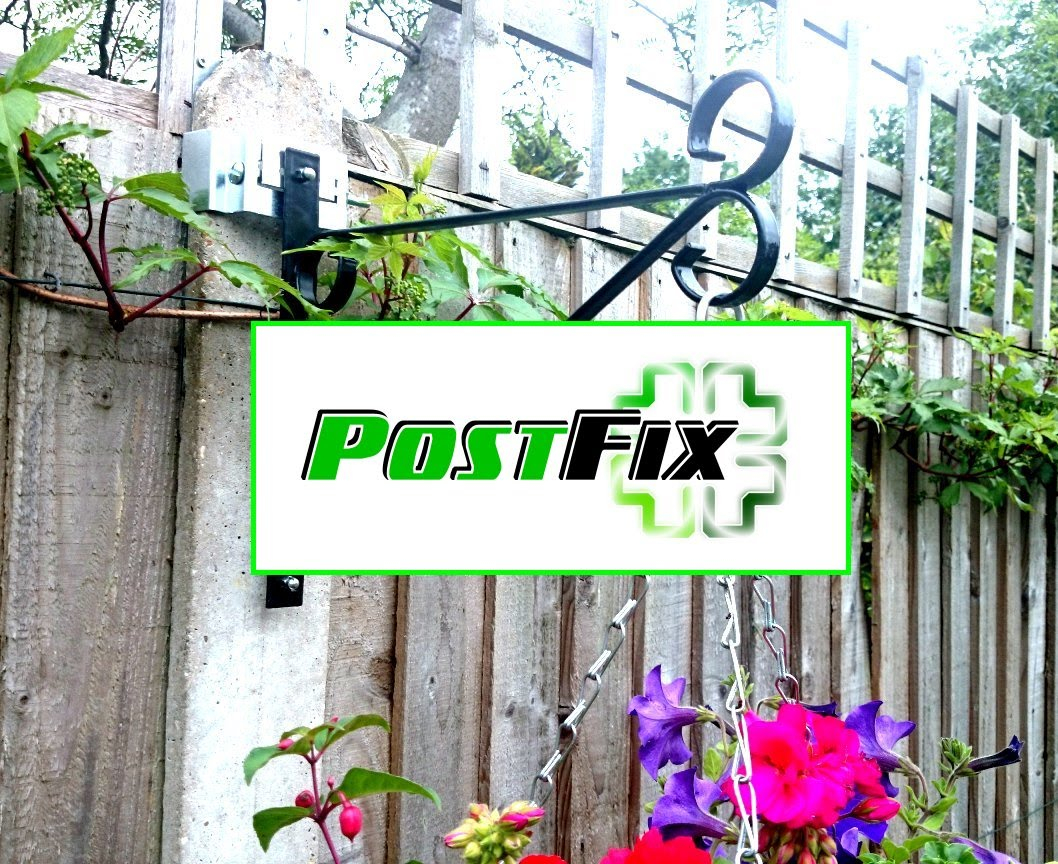 Postfix Hanging Basket Brackets For Concrete Fence Posts for size 1058 X 864