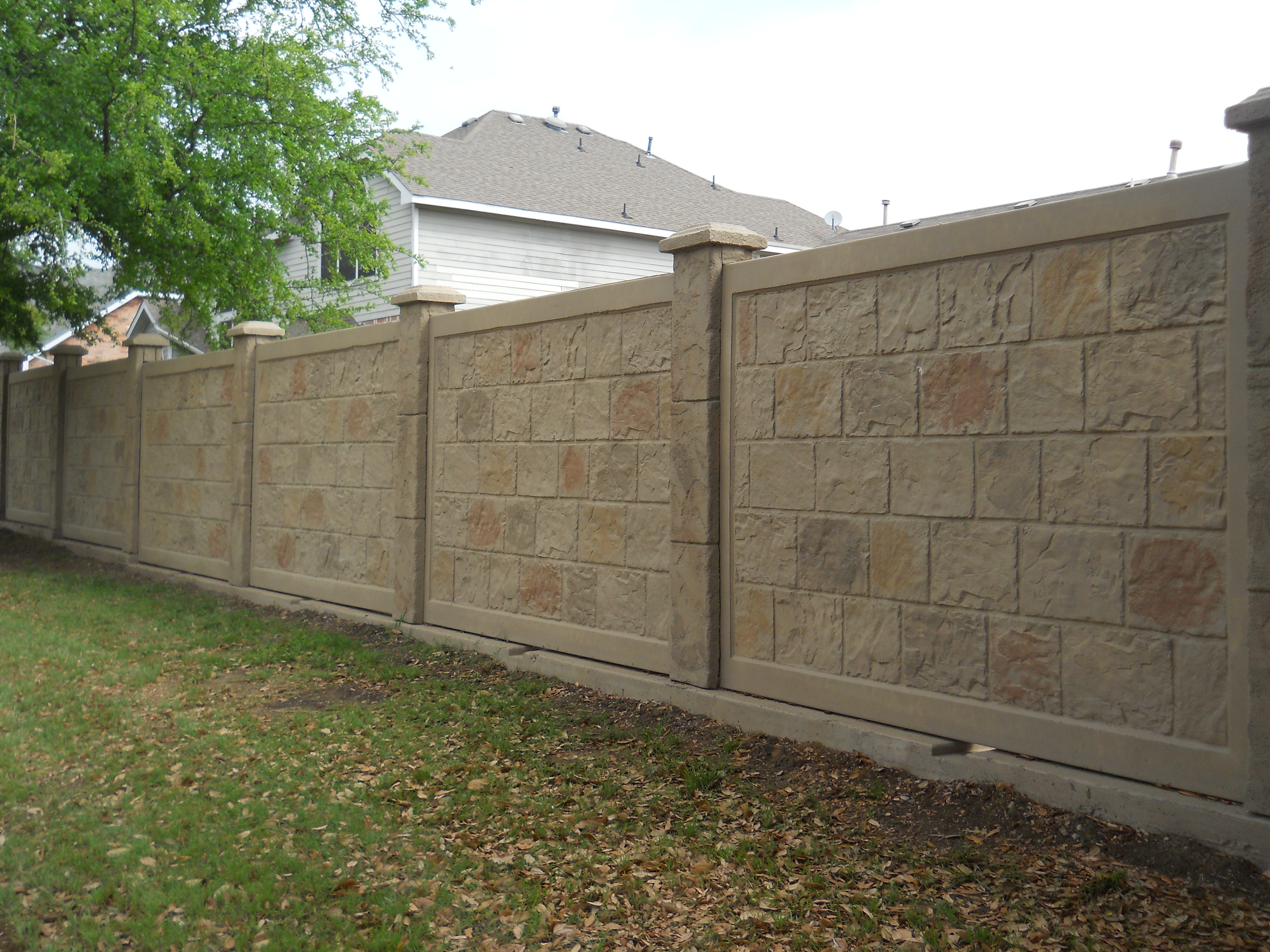 Precast Concrete Fence In Dallas inside size 4000 X 3000