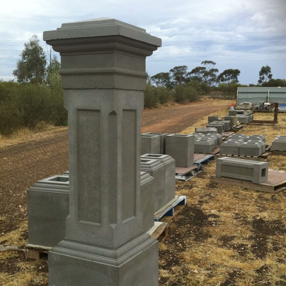 Precast Fence Pillars Columns Sandstone Texture Doorswindows inside measurements 1000 X 1000