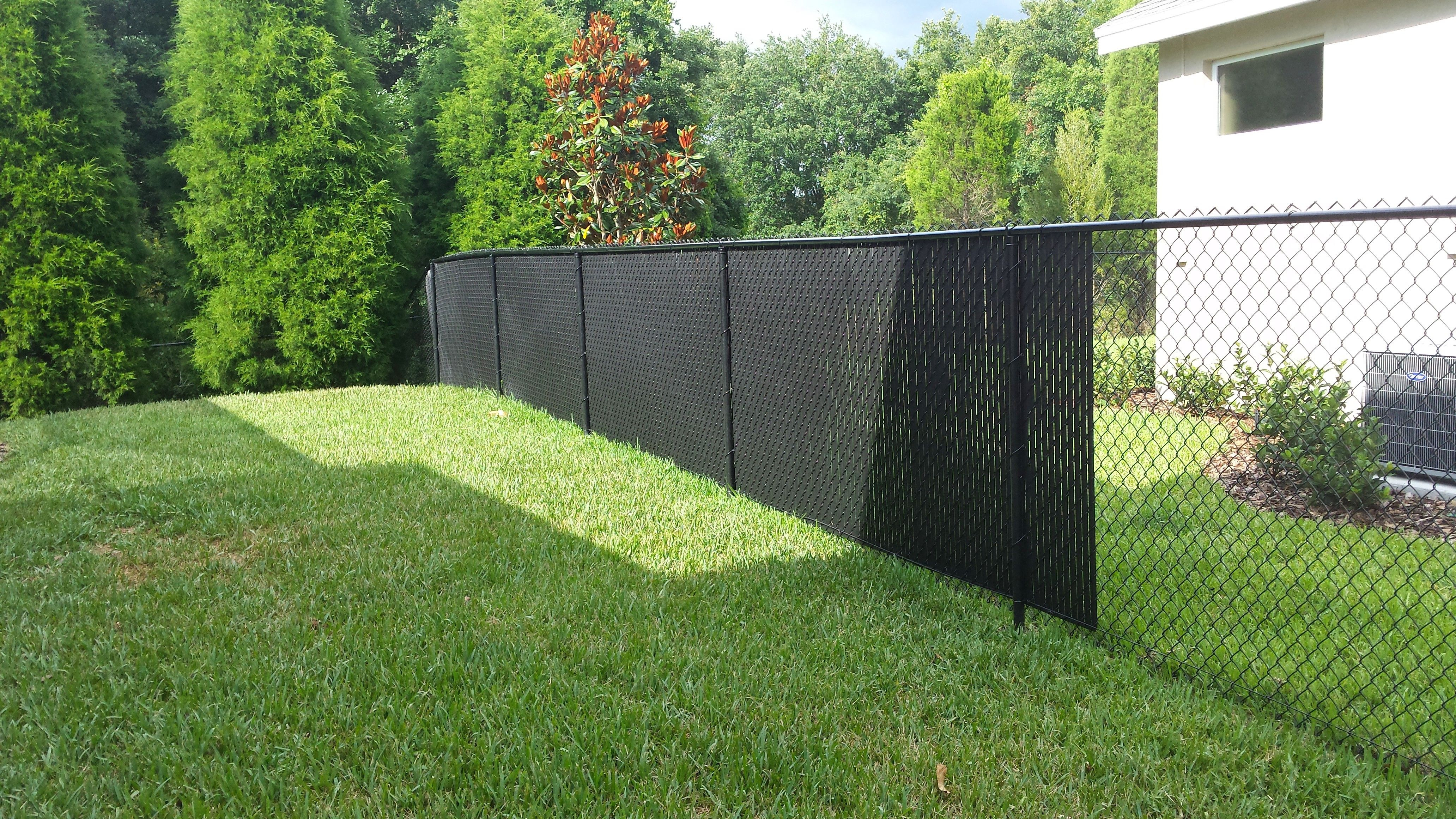 Privacy Fence Slats Great Solution For Your Chain Link Fence Tw regarding measurements 4128 X 2322
