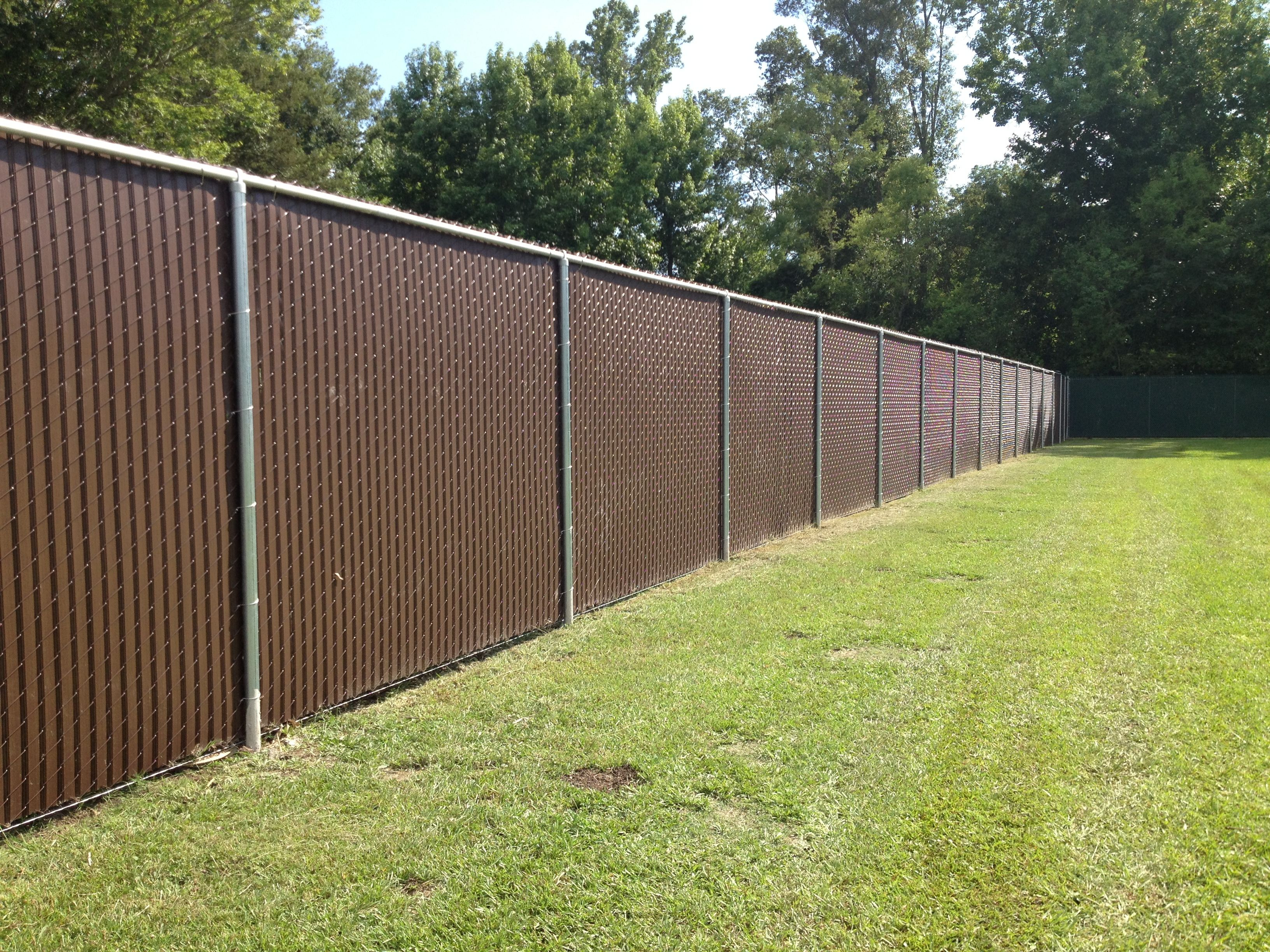 Privacy Slats In 8 Ft Tall Chain Link Fence Chain Link regarding size 3264 X 2448