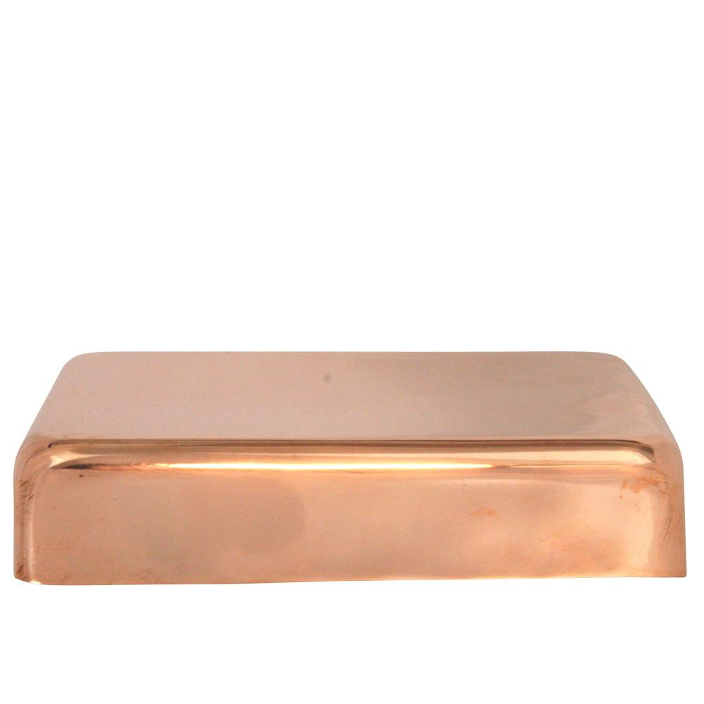 Protectyte 4 In X 6 In Copper Flat Top Slip Over Fence Post Cap for proportions 1000 X 1000