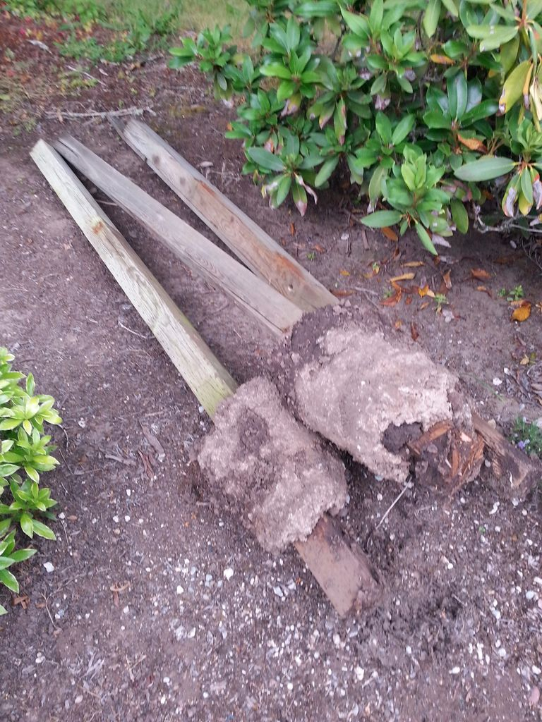 Pull Wooden Fence Posts Set In Concrete With No Digging 7 Steps with regard to measurements 768 X 1024