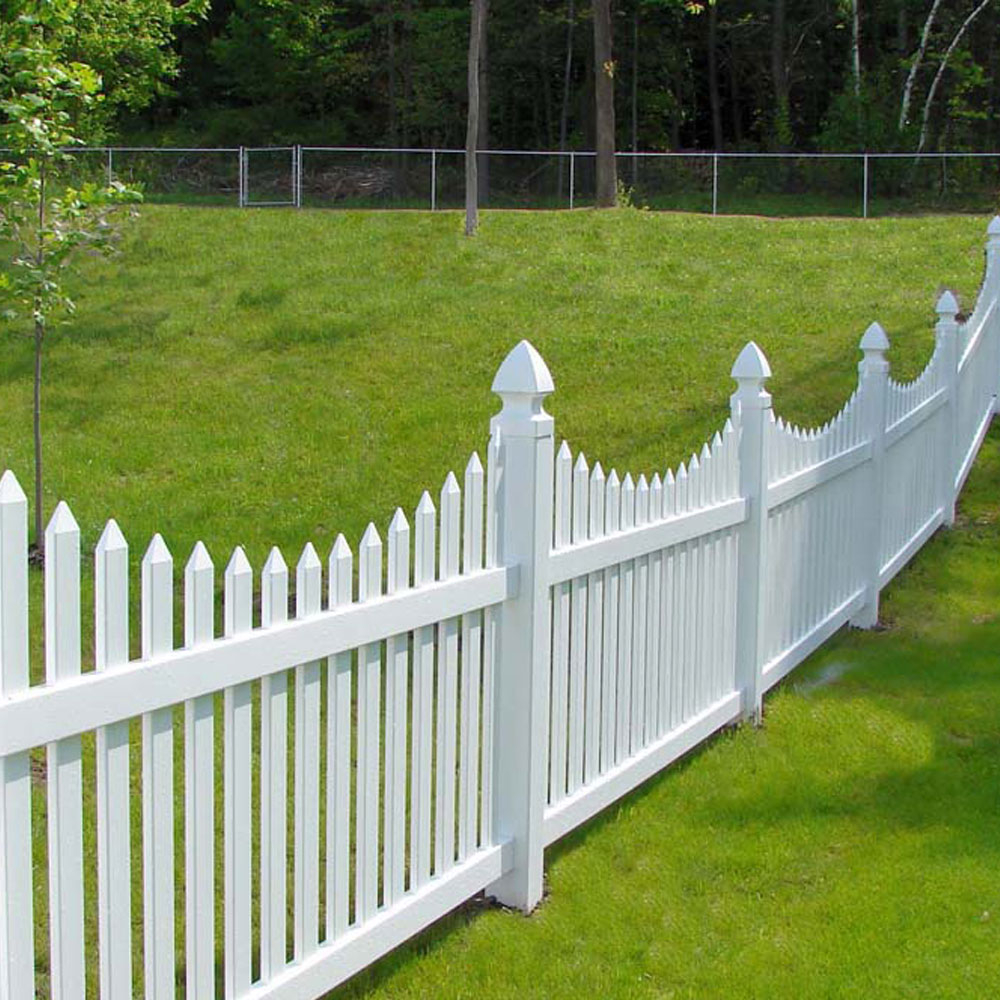 Pvc Picket Fencing White Picket Fencingglobal Industrial for size 1000 X 1000