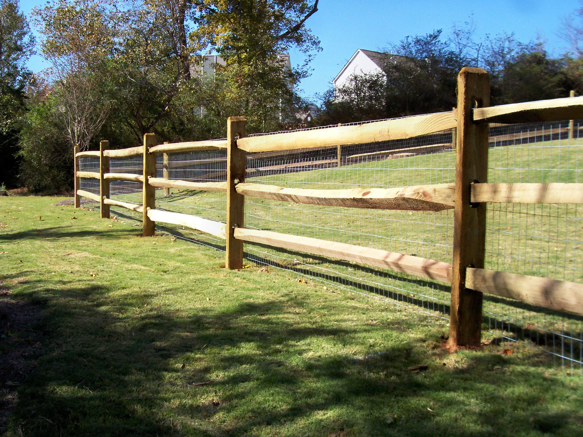 Ranch Style Wood Fence Designs Wood Ranch Rail Fence Fencing Ideas with measurements 2304 X 1728