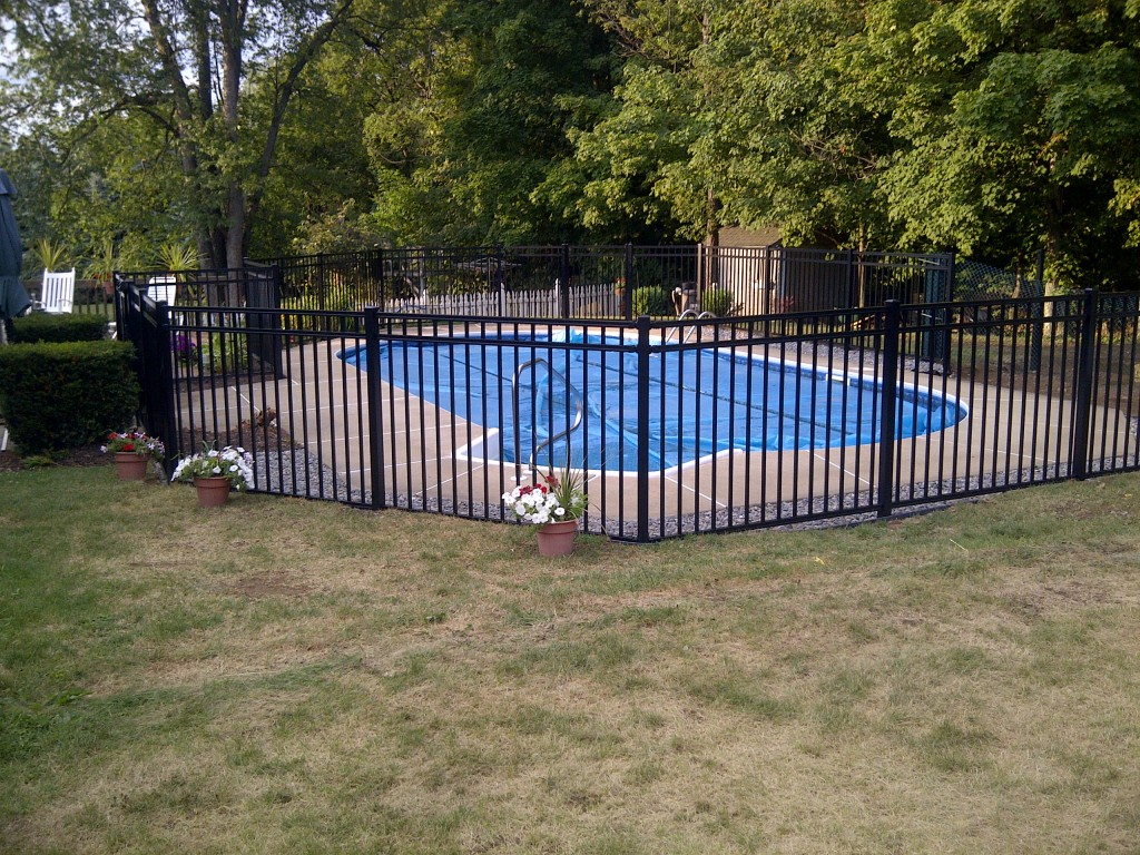 Regis Aluminum Fence Secures Ny Pool Poly Enterprises throughout size 1024 X 768