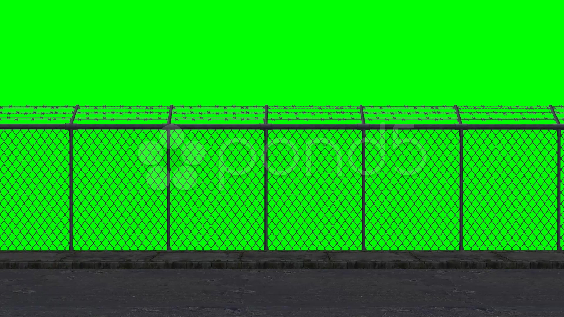 Ride Along The Security Fence Green Screen Footage 39492253 pertaining to dimensions 1920 X 1080