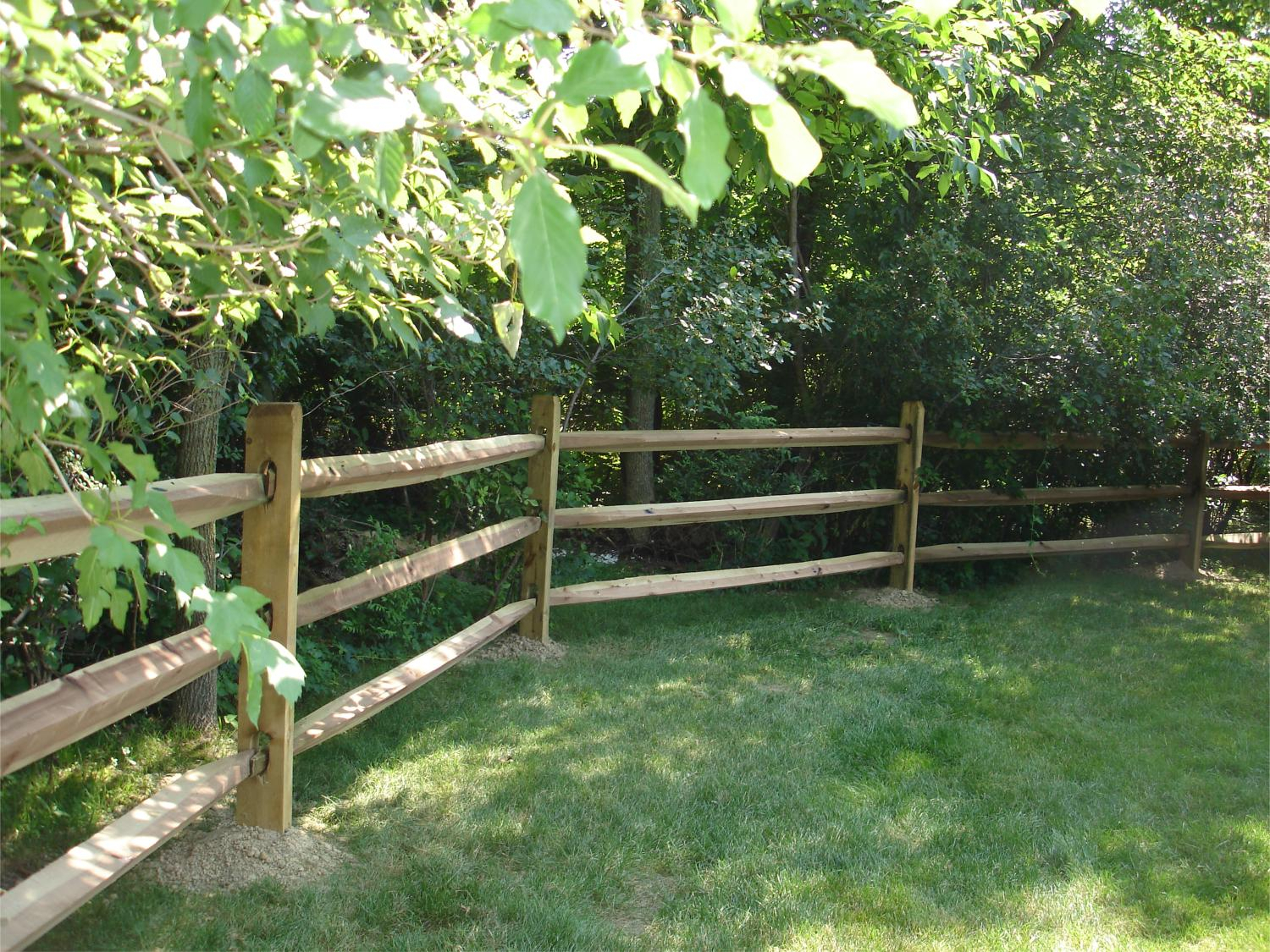 Rustic Split Log Fence Design Ideas Fences Ideas with regard to proportions 1500 X 1125