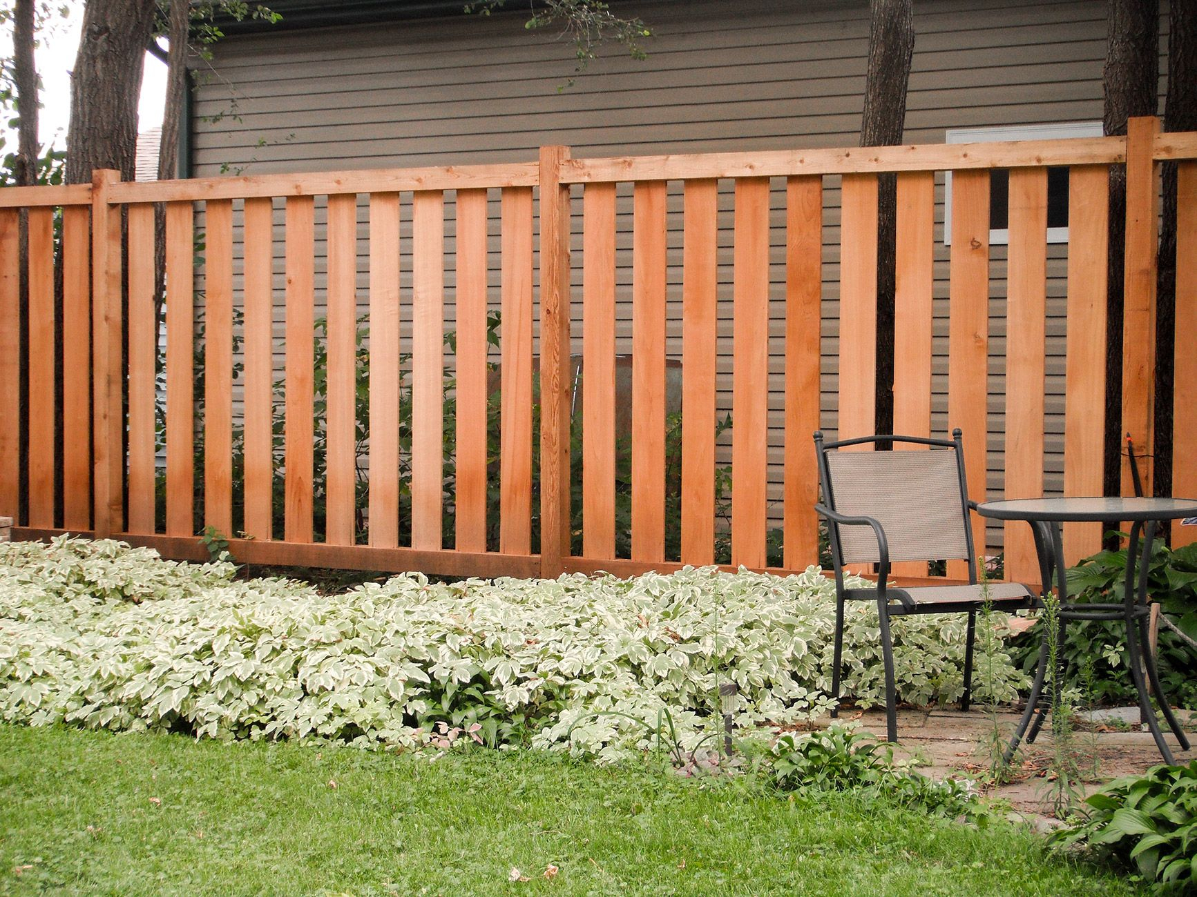 Semi Private Wood Fence Fences Gates Screens Railings throughout measurements 1733 X 1300