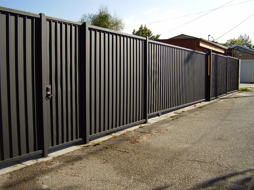 Sheet Metal Privacy Fence Panels Design Ideas Building Metal intended for size 1024 X 768