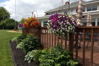 Shepherd Hooks And Hanging Baskets On Deck Outdoorindoor throughout sizing 3264 X 2448