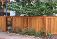 Short Privacy Fence With Metal Gate Fences Gates Screens within proportions 1329 X 654