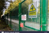 Signs On Fence Stock Photos Signs On Fence Stock Images Alamy with size 1300 X 953
