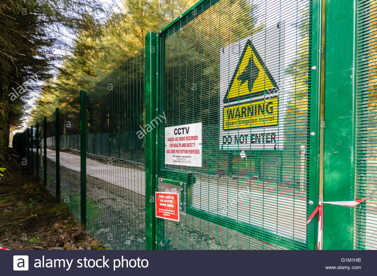 Signs On Fence Stock Photos Signs On Fence Stock Images Alamy with size 1300 X 953