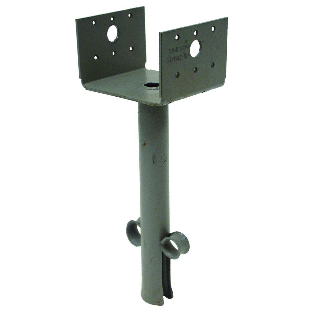 Simpson Strong Tie 4 In X 4 In 12 Gauge Elevated Post Base Epb44 pertaining to size 1000 X 1000