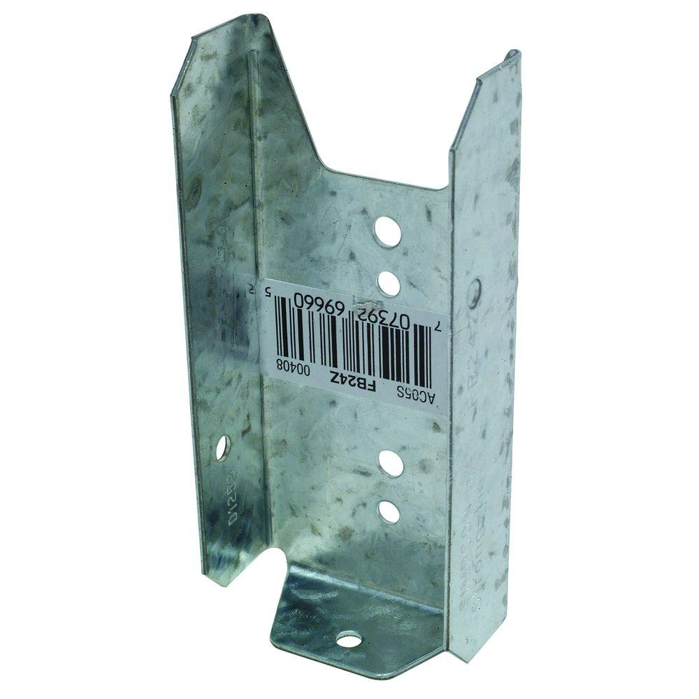 Simpson Strong Tie Fb 2 In X 4 In Zmax Galvanized Fence Bracket in proportions 1000 X 1000